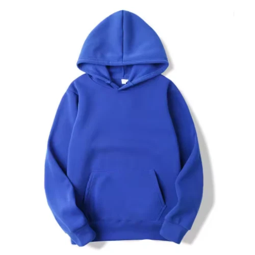 Plain Blue Hoodie 